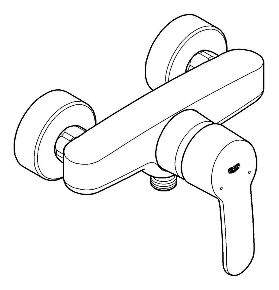 Thumbnail - Grohe Duscharmatur Eurostyle Cosmopolitan Einhand-Brausebatterie - Chrom