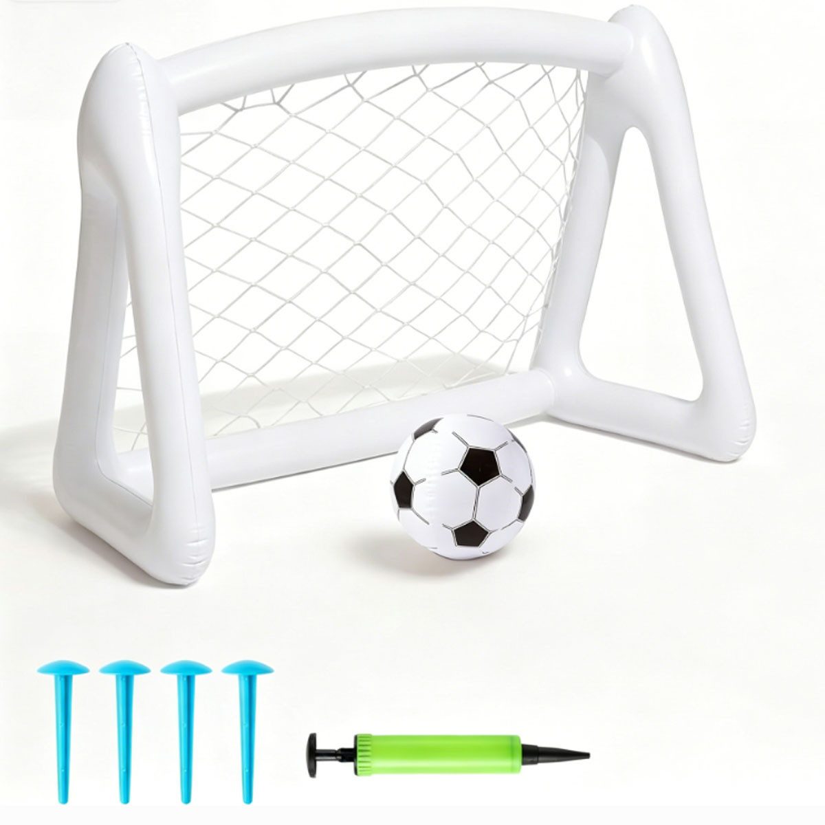 FELIXLEO Aufblasbares Bällebad Aufblasbares Fußballtor Kinder Set mit Ball und P im Vergleich