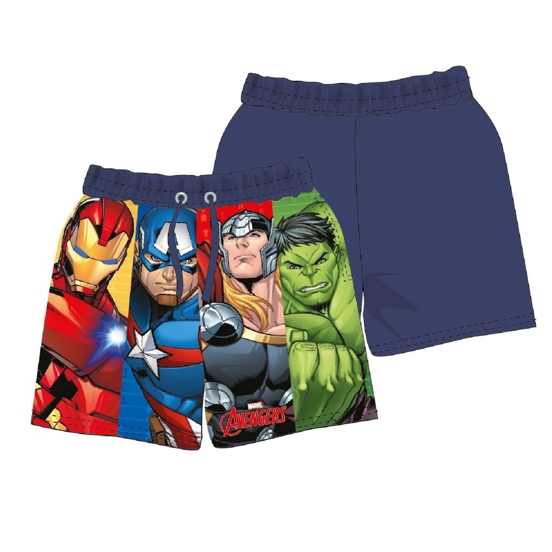 The AVENGERS Badeshorts Badeshorts für Jungen – Badehose für Sommer, Schwimmbad und Strand