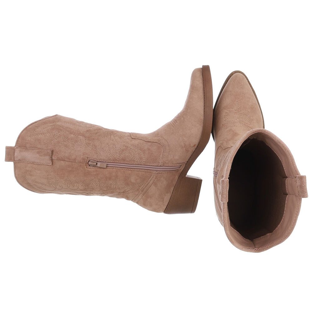 Ital-Design Moderner Western-Stiefel mit Stickerei für Damen Westernstiefel günstig online kaufen