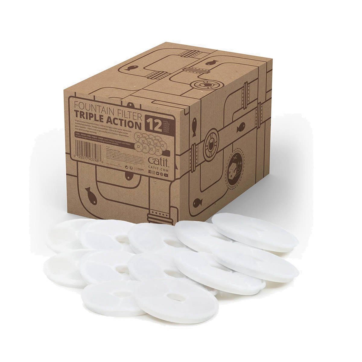 Catit Trinkbrunnen Triple Action Fontain Filter günstig online kaufen