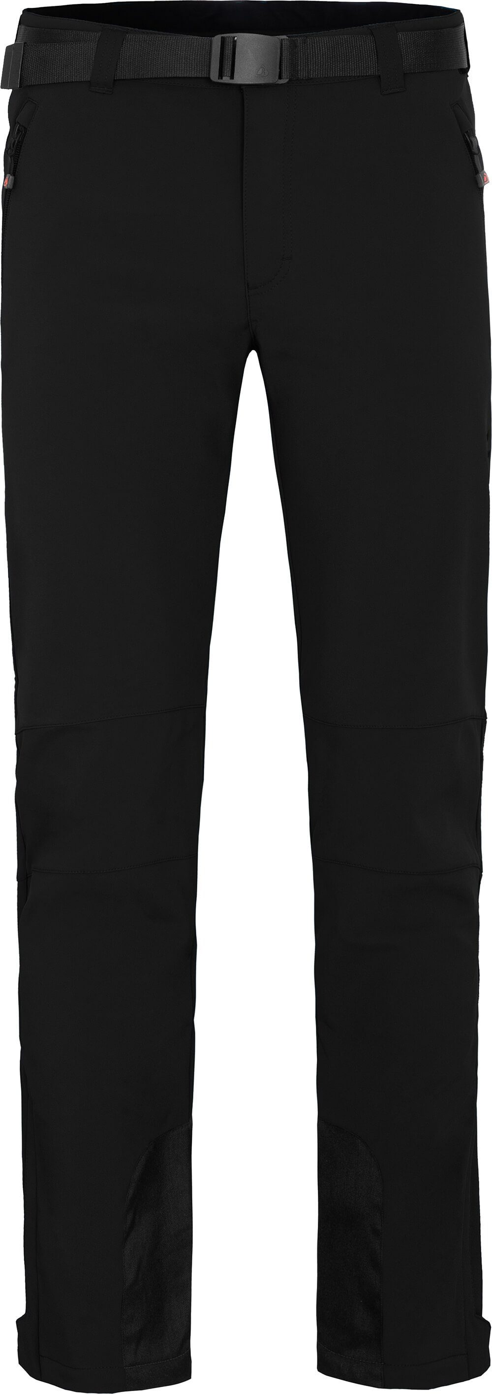 Bergson Outdoorhose »ONETREE« Herren Winter Softshellhose, winddicht, mit  warmem Innenfleece, Kurzgrößen, schwarz online kaufen | OTTO