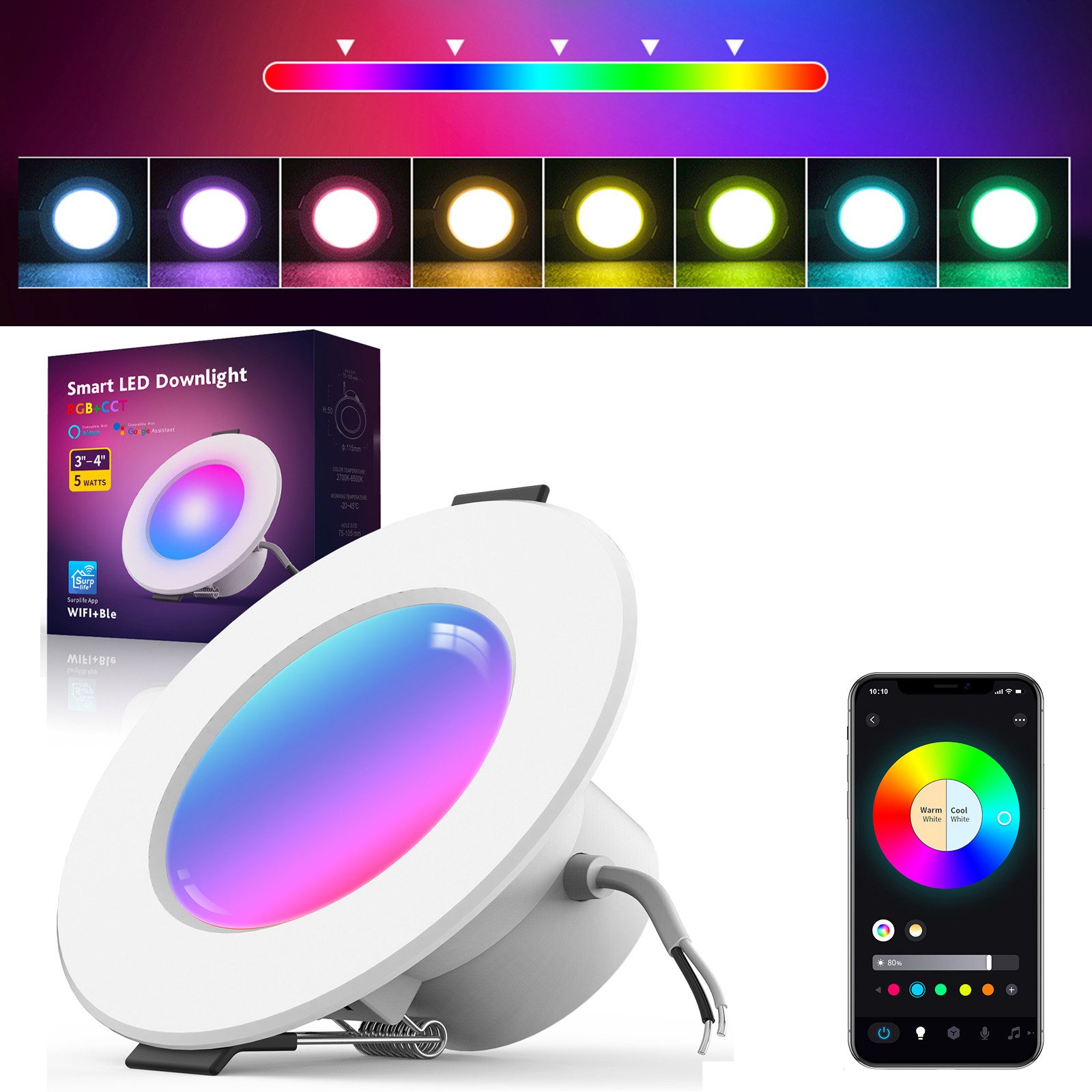 MUPOO LED Einbaustrahler Smart LED Spot günstig online kaufen