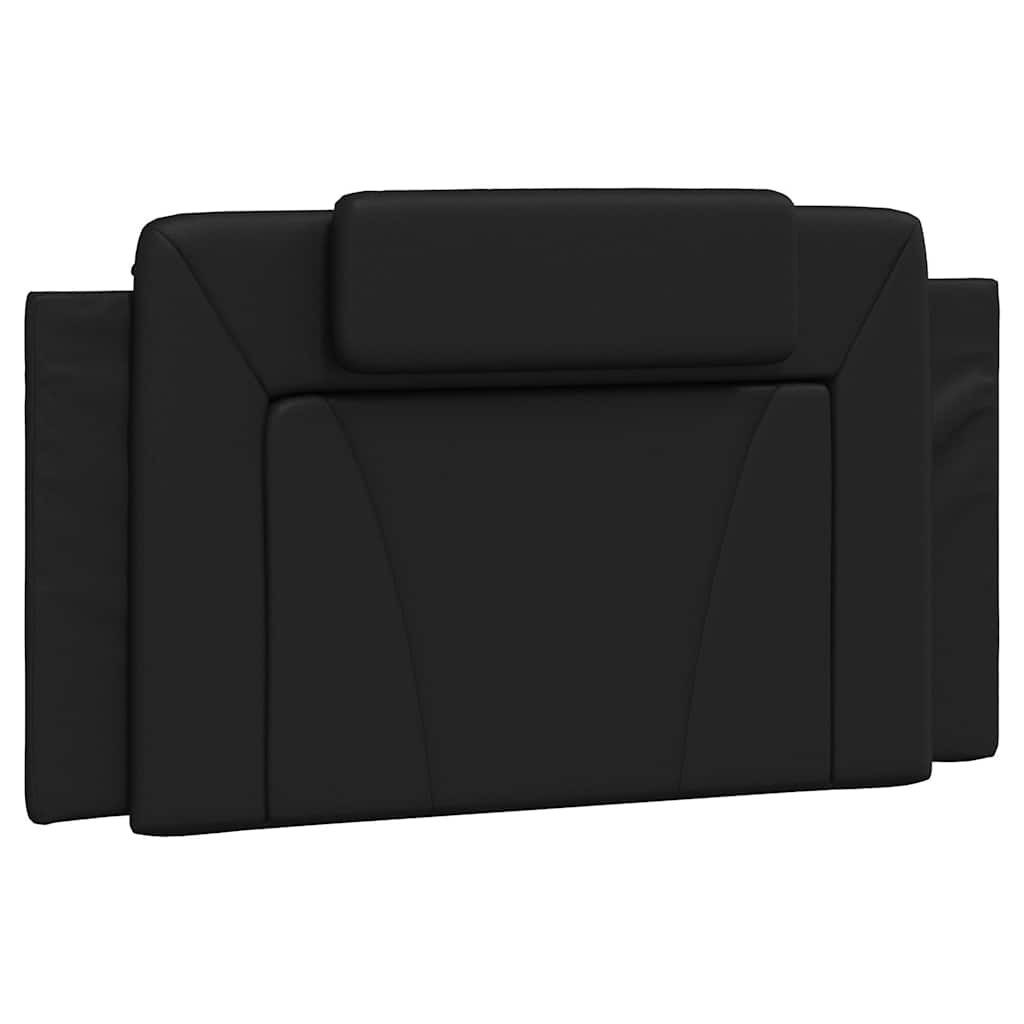 vidaXL Bett Kopfteilkissen "Viana" Schwarz 100 cm Kunstleder (1-tlg)