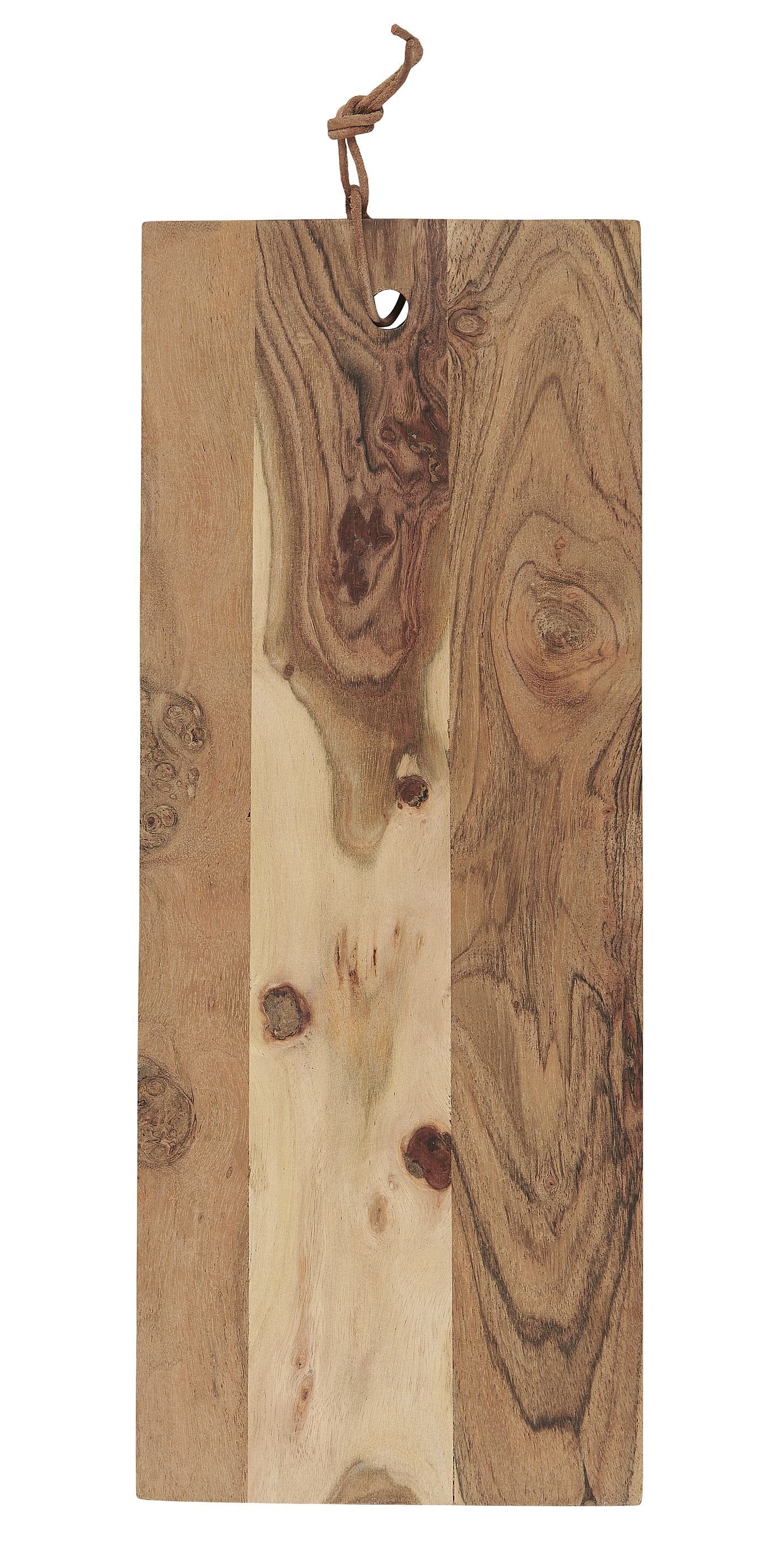Servierbrett Tapasbrett Servierbrett Käsebrett Schneidebrett Holz 18x45cm Ib