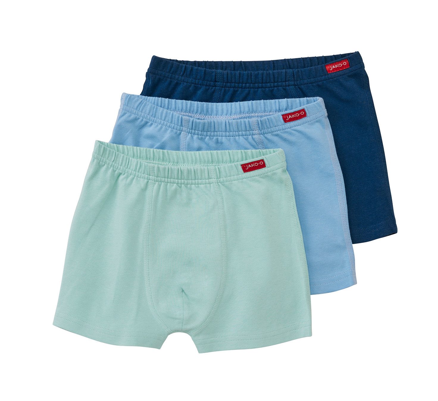 Boxershorts JAKO-O Kinder Shorts Basic Jungs 3er Pack, farbmix