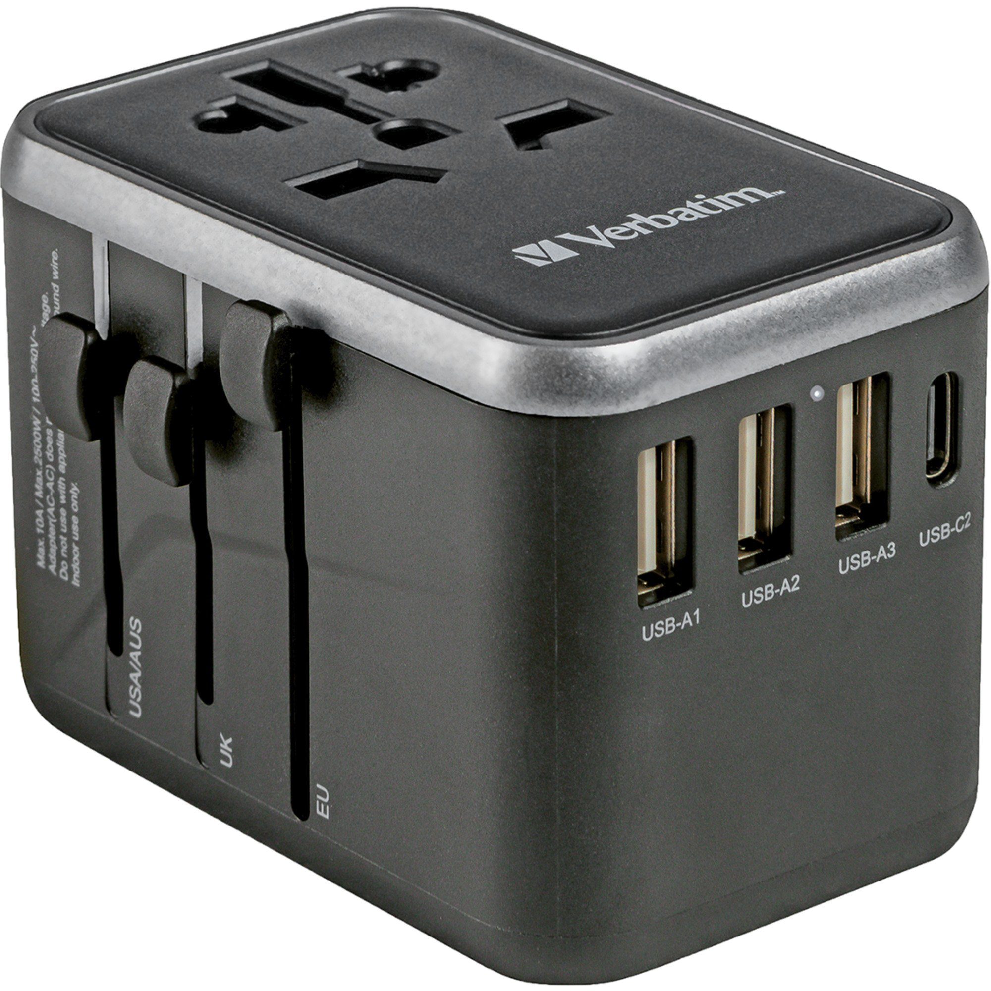 Verbatim Universal-Reiseadapter UTA-04, Adapter