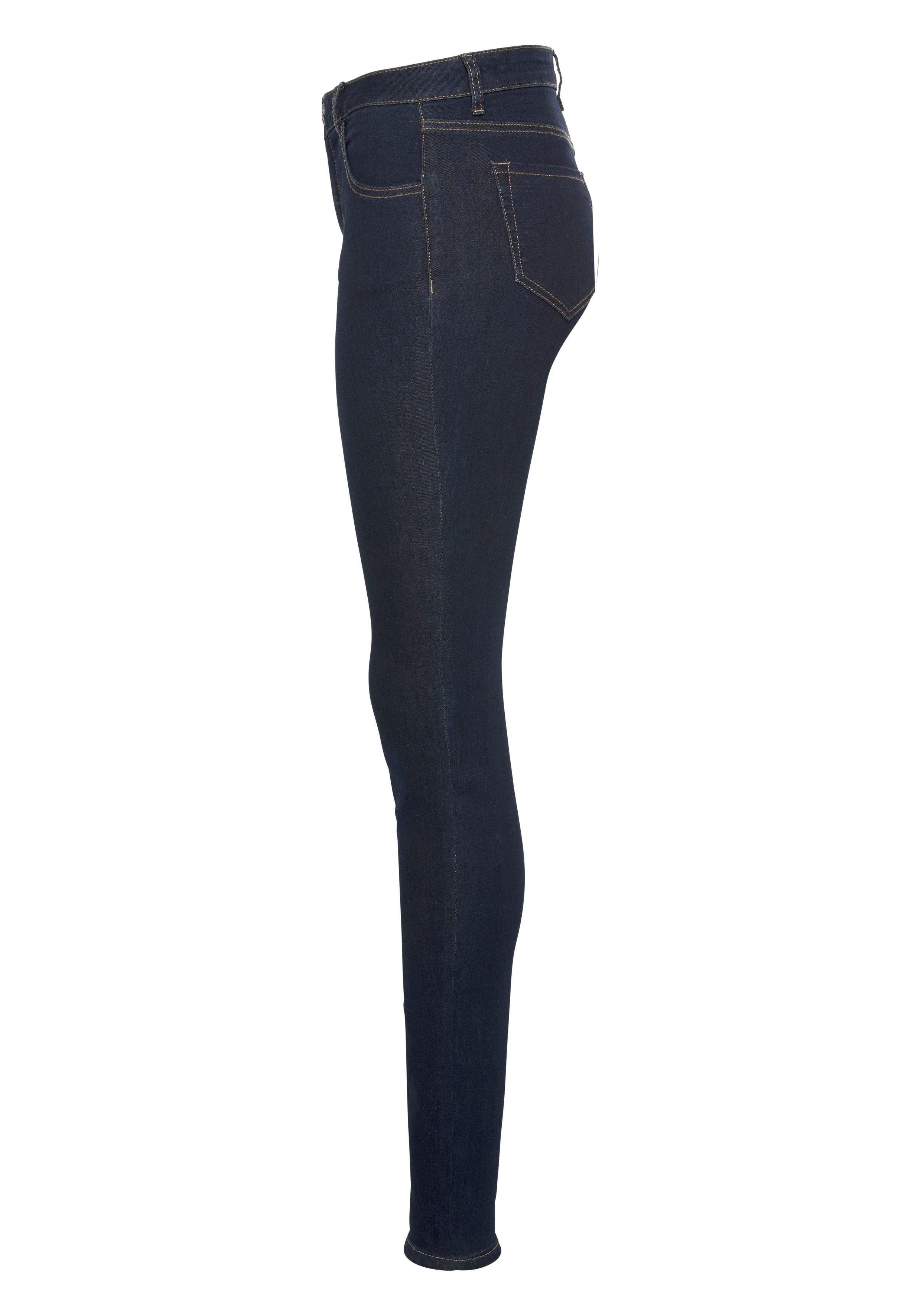 Skinny-fit-Jeans Ultra-Stretch Waist rinsed Arizona Mid