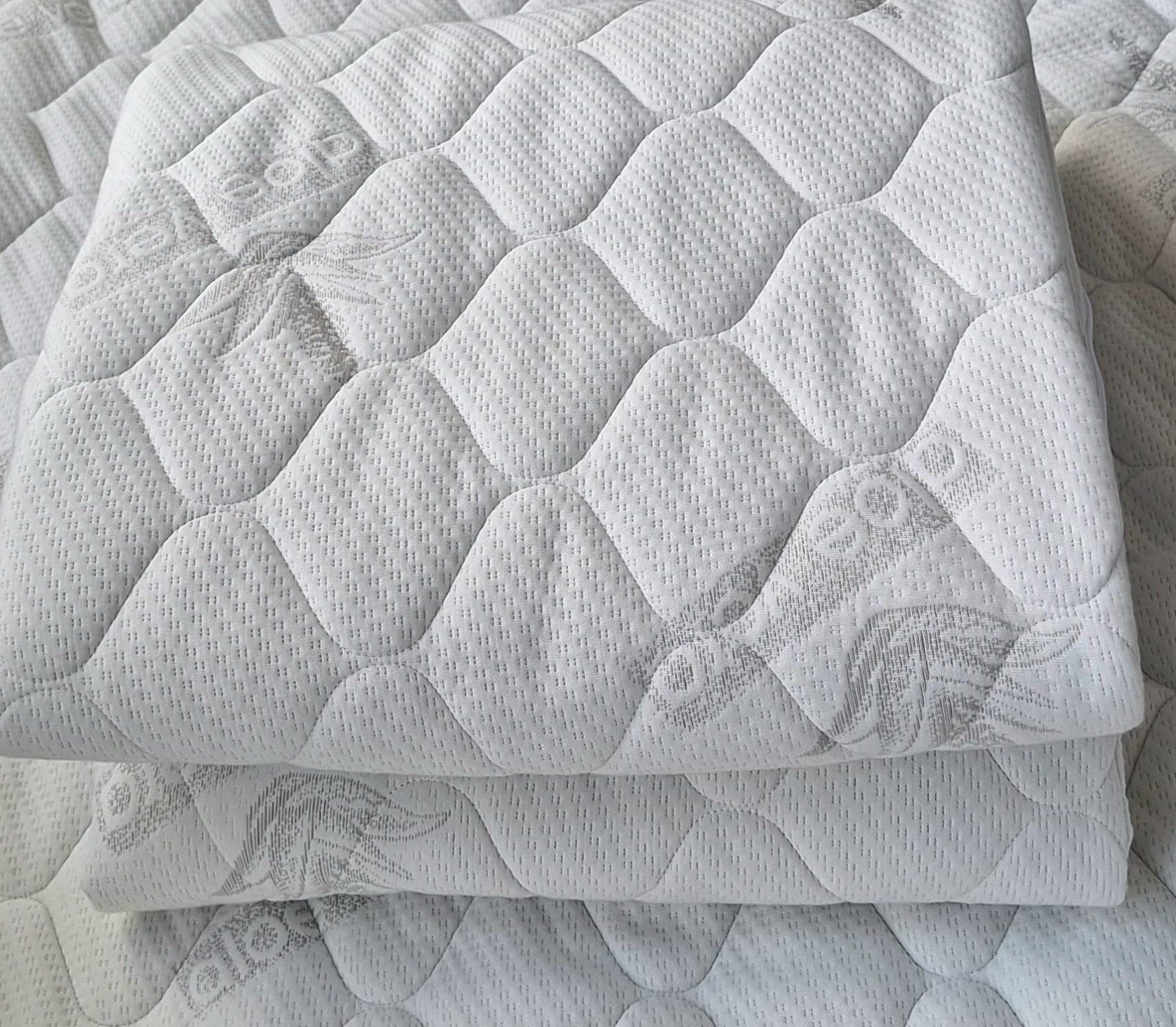 Matratzenersatzbezug Matratzenbezug "Aloe Vera" versteppt 100 x 200 cm. Bettwaren Petri, abnehmbar waschbar