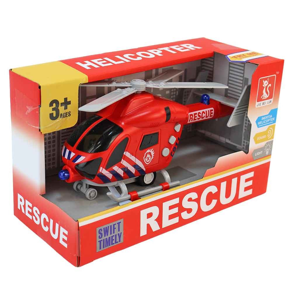 Jonotoys Spielzeug-Hubschrauber Feuerwehr-Hubschrauber Spielzeug mit Licht günstig online kaufen