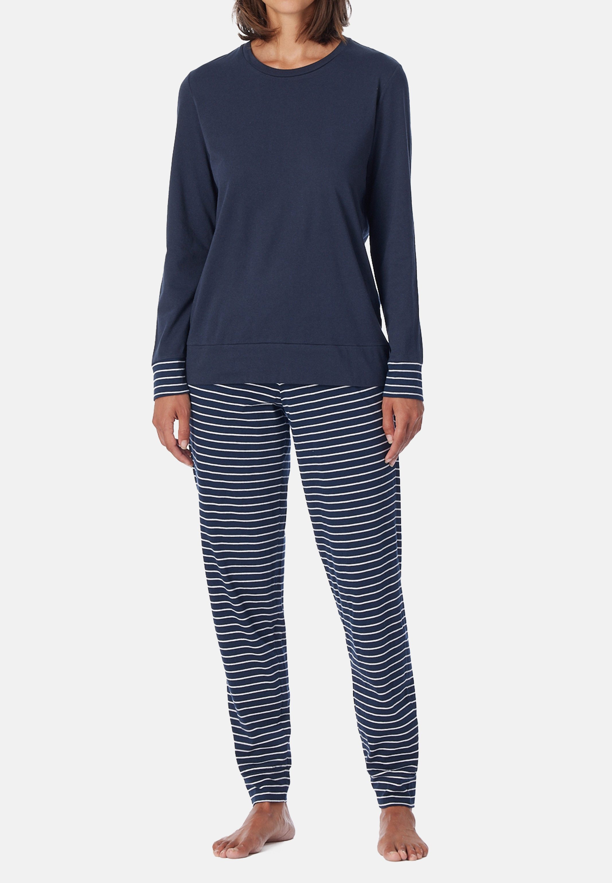 uncover by SCHIESSER Pyjama Basic (Set, 2 tlg) Schlafanzug - Baumwolle - At günstig online kaufen