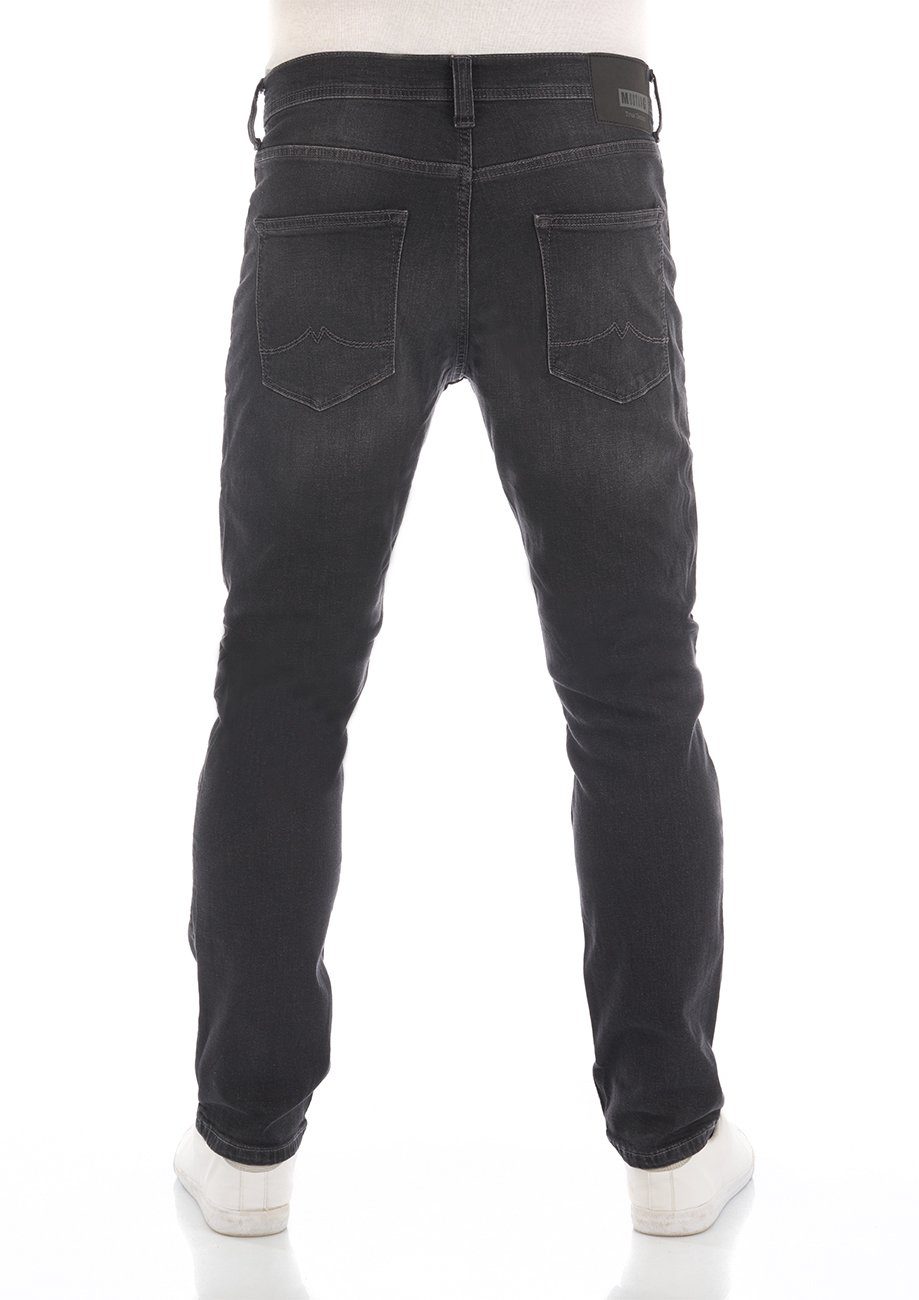Vegas Slim-fit-Jeans Jeanshose Hose Denim (4000-883) BLACK MUSTANG mit Fit DENIM Stretch Herren Slim