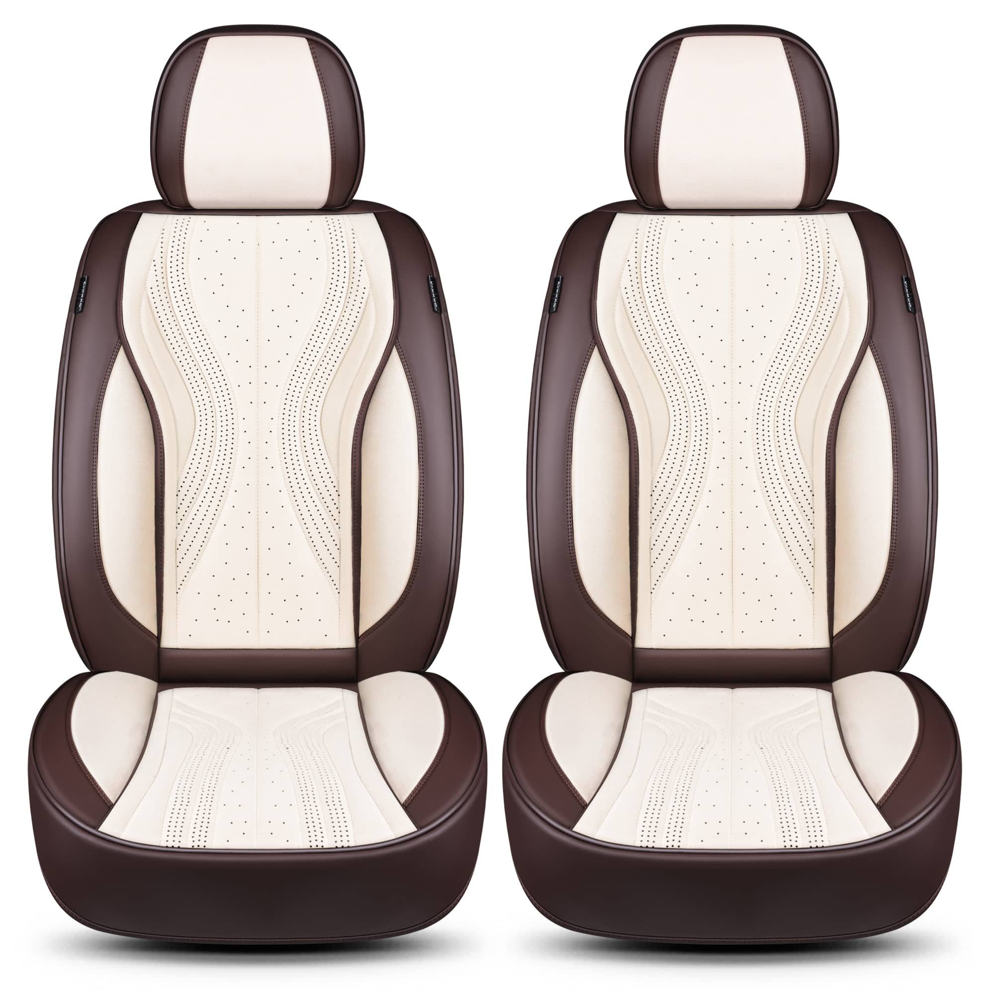 BREMER SITZBEZÜGE Autositzbezug für Mitsubishi ASX Bj ab 2010 (M6), Set, Schonbezüge Sitzbezüge Fahrer und Beifahrer, in Braun/Beige