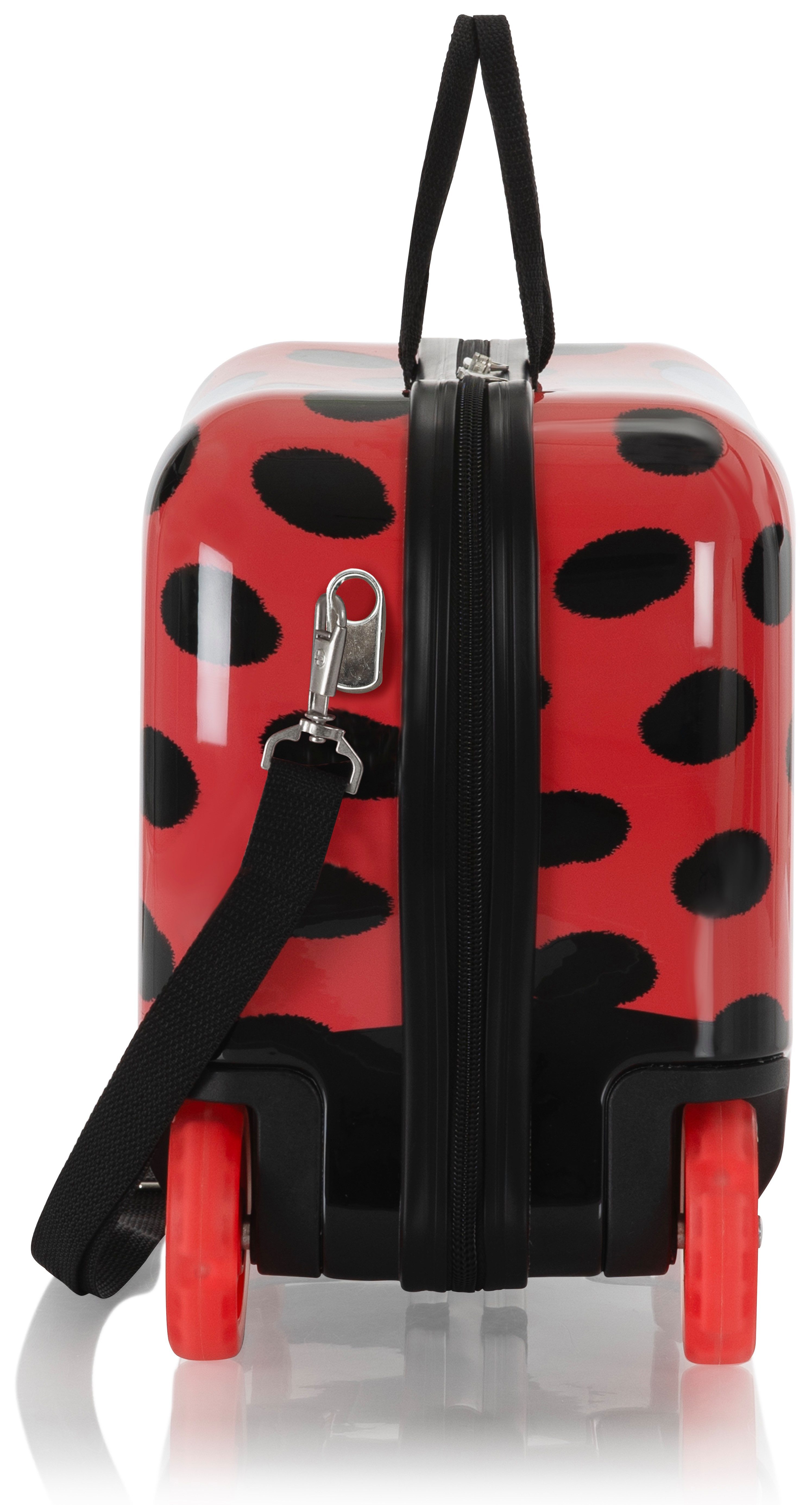 Heys Kinderkoffer Kinderkoffer Heys Kids Ride-On Luggage, 16 cm, 4 Rollen, Heys Kindergepäck Kindertrolley Marienkäfer