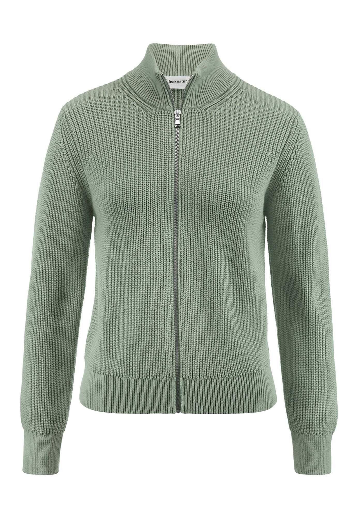 Hessnatur Strickjacke aus reiner Bio-Baumwolle (1-tlg)