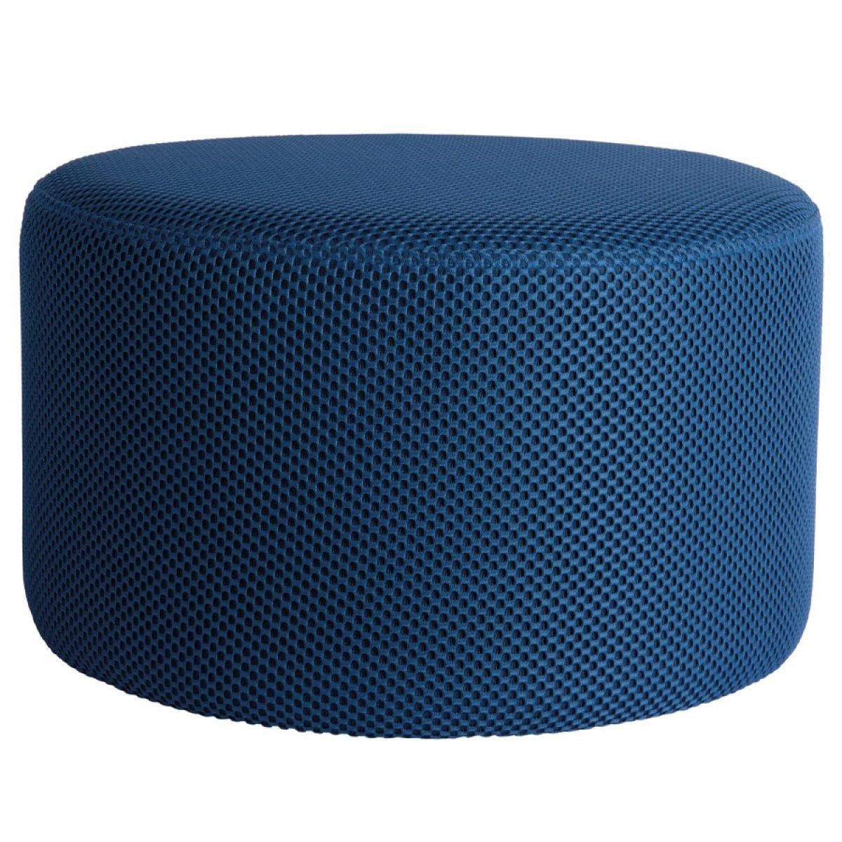 Leitmotiv Hocker Pouf Hocker Retro Cobalt Blue