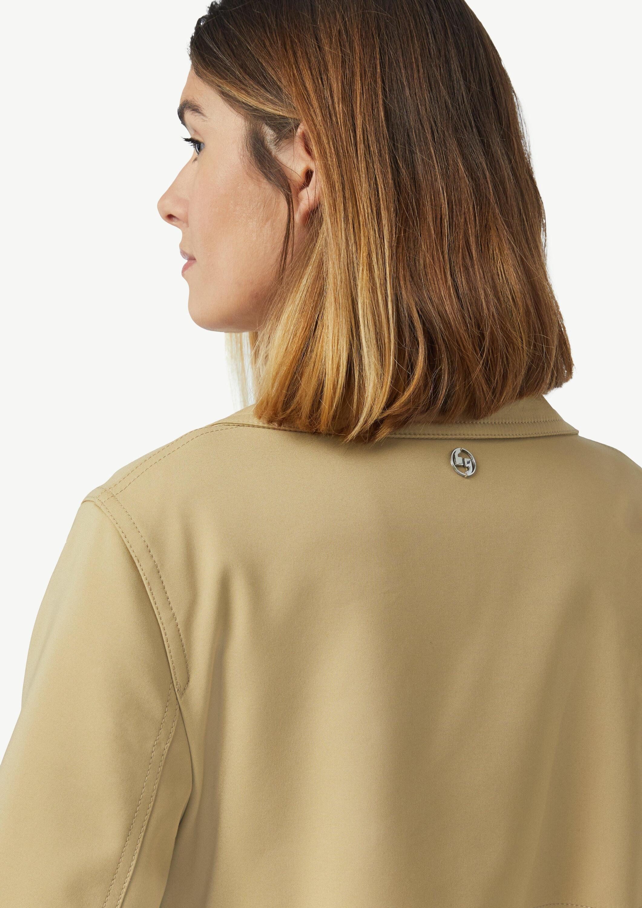 comma Trenchcoat Outdoor-Mantel Klassischer Trenchcoat mit zweireihiger Knopfleiste