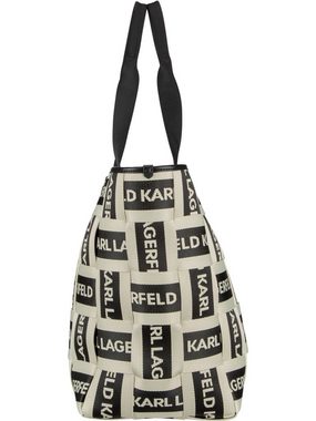 KARL LAGERFELD Shopper K/Webbing Logo LG Tote