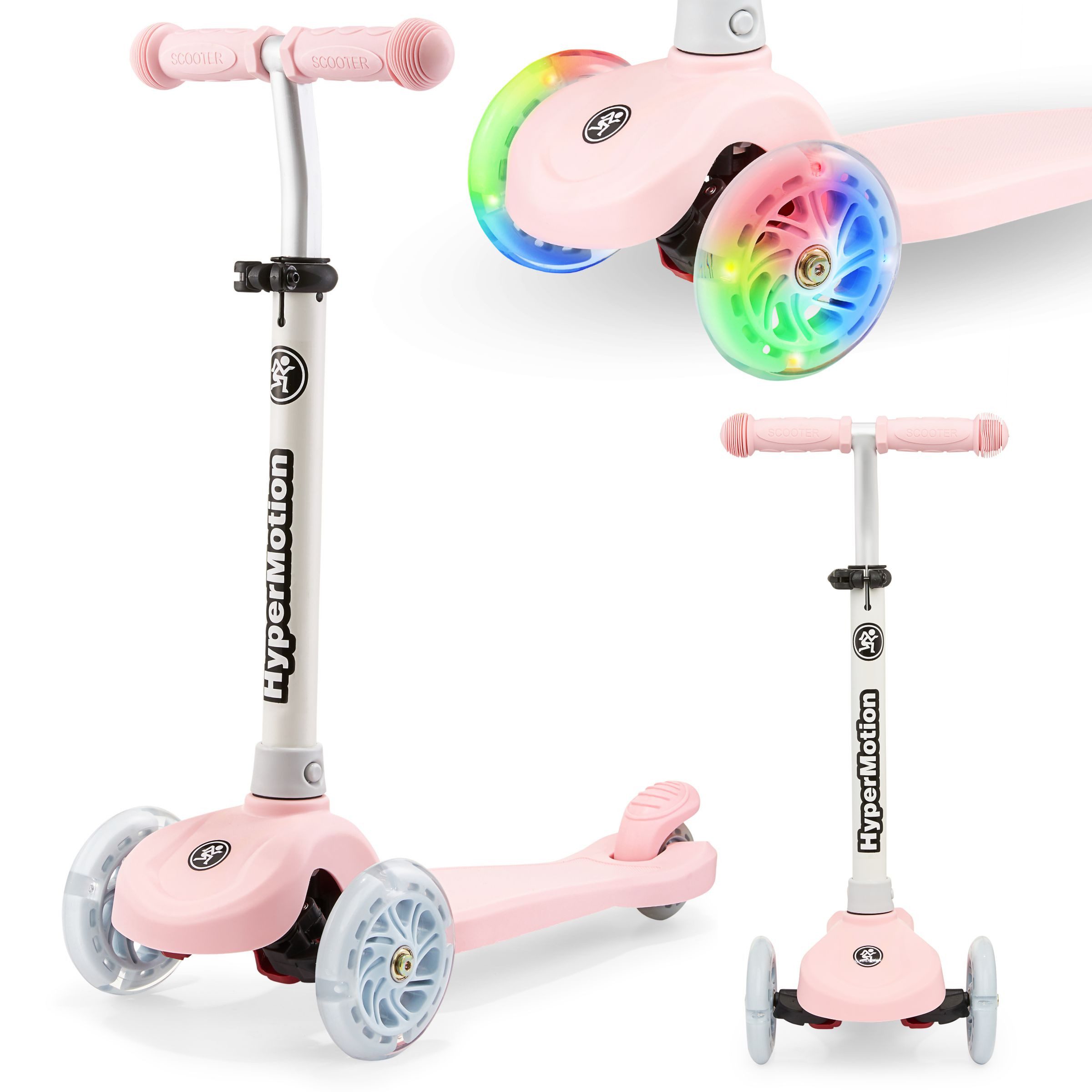 HyperMotion Dreiradscooter Dreirad-Roller für Kinder von 3 bis 8 Jahren TRINGO, 0 km/h