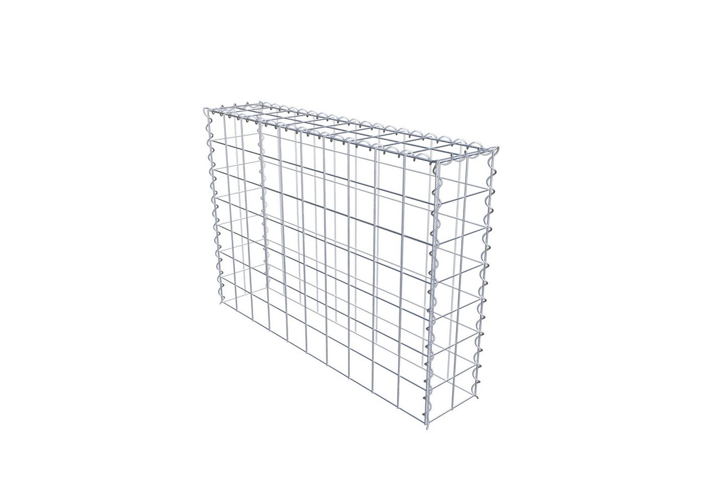 Thumbnail - Gabiona Gabionenzaun Anbaugabione Typ 3 100 cm x 70 cm x 20 cm (L x H x T), Maschenweite, (Anbaugabione Typ 3 100 cm x 7...