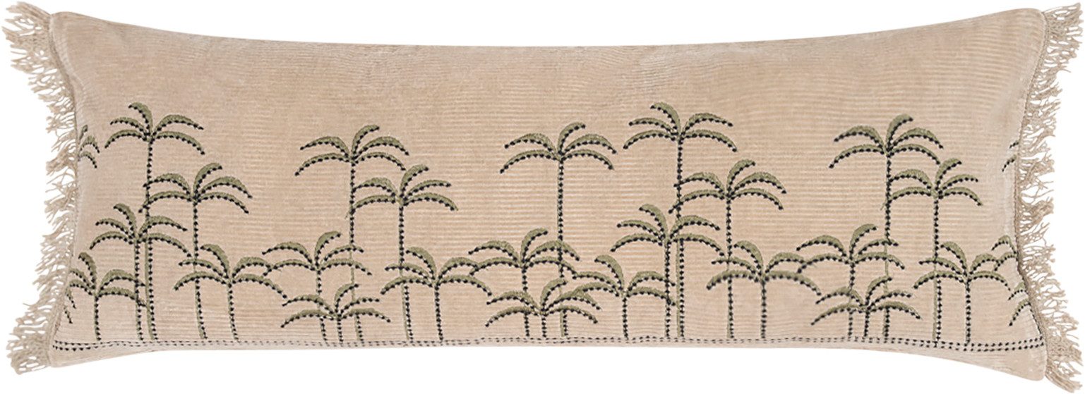 PAD Dekokissen PALM, Fein ausgearbeitetes Palmendesign mit edler Farbharmonie