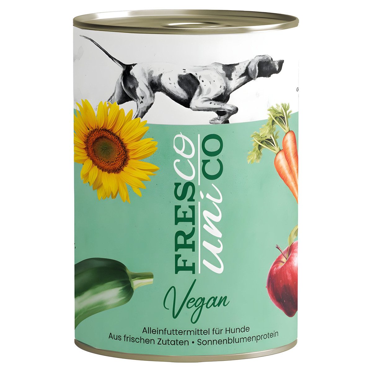 Fresco Nassfutter unico vegan 400 g - 12 Stück, für: Hund