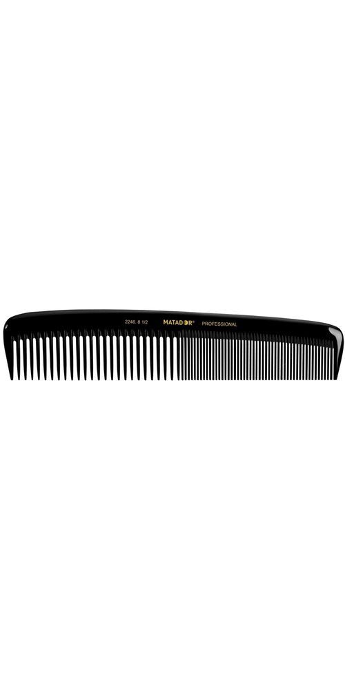 Matador Haarbürste Matador Damen Kamm 2246/8,5 schwarz 21,6cm