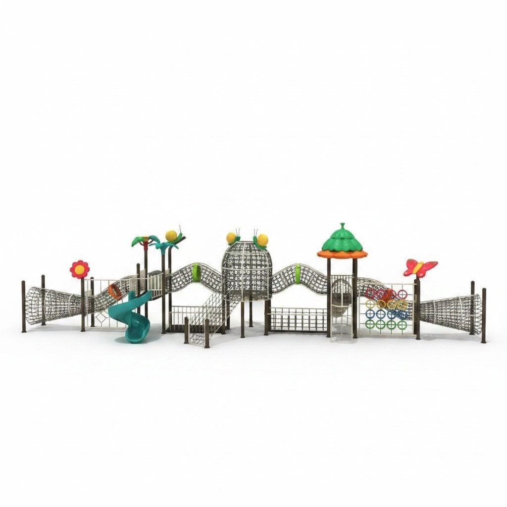 JVmoebel Spielturm Kletterwand aus Kunststoff für den Outdoor-Spielplatz, Made in Europa