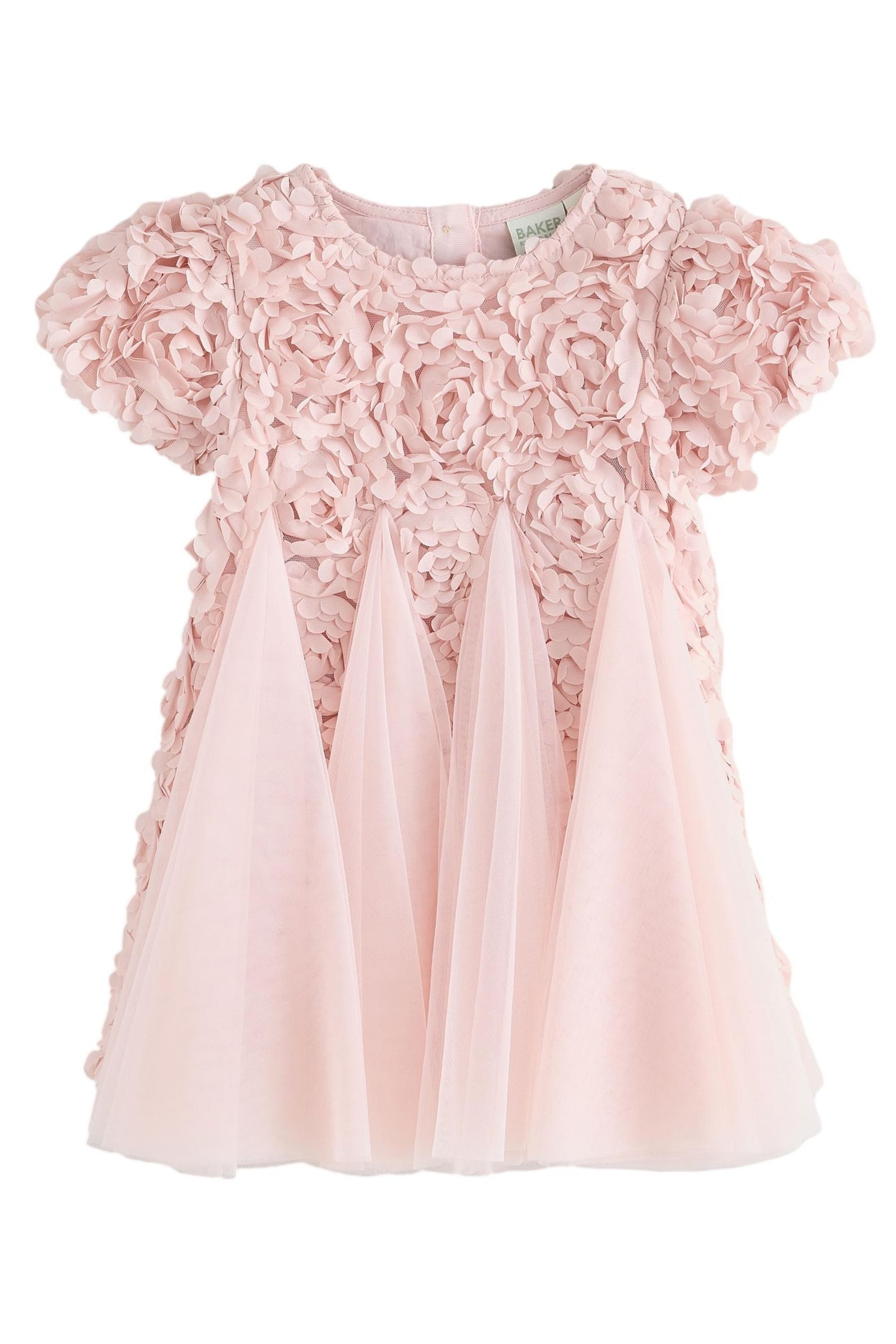Baker by Ted Baker Meshkleid Baker by Ted Baker strukturiertes Godet-Kleid (1-tlg)