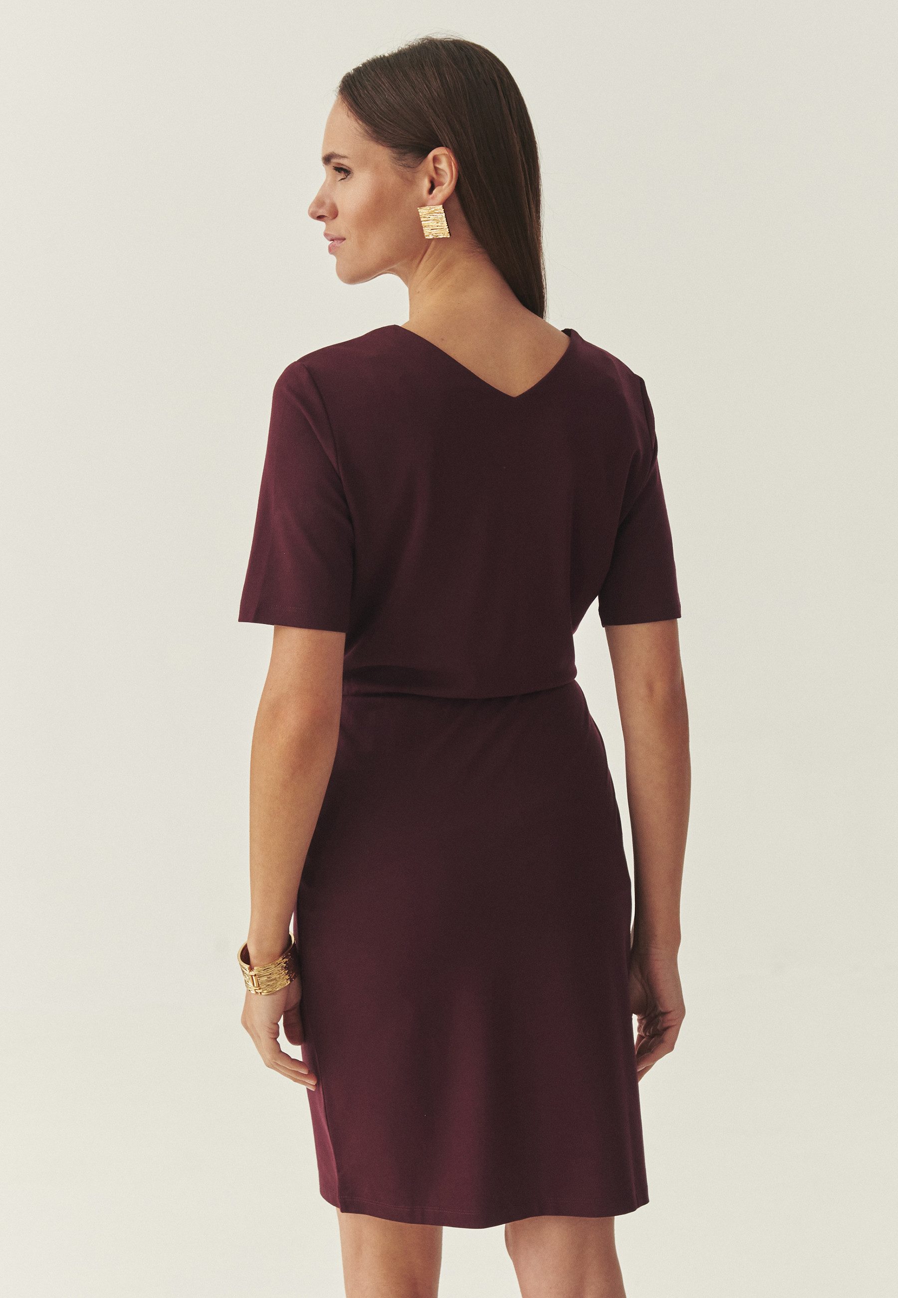 TATUUM Jerseykleid Strickkleid Mit Volants - Reti