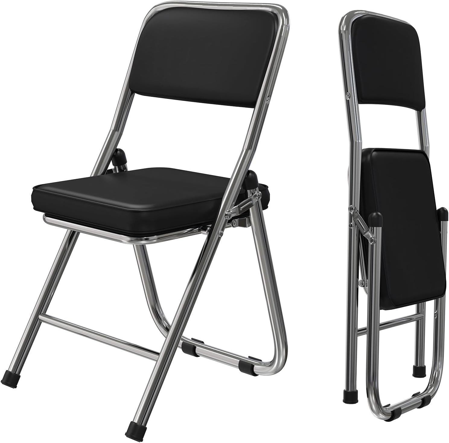 JEOBEST Klappstuhl Klappstuhl Gartenstuhl Klappbar, Gepolstert Kunstleder, günstig online kaufen