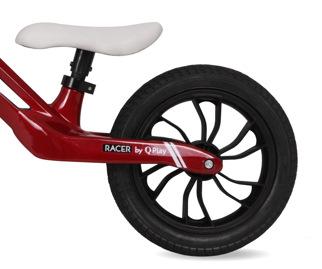 rot Laufrad Mädchen QPlay Balance - Jungen Magnesium - Bike und Racer Zoll - 12