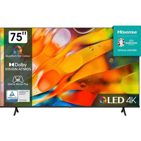 Hisense 75E77KQ LED-Fernseher (189 cm/75 Zoll, 4K Ultra HD, Smart-TV, 4K UHD)
