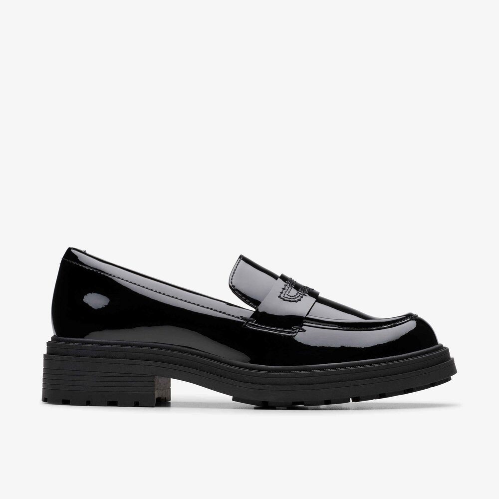 Clarks Clarks - Orinoco3 Edge Black Pat - Schwarz Slipper