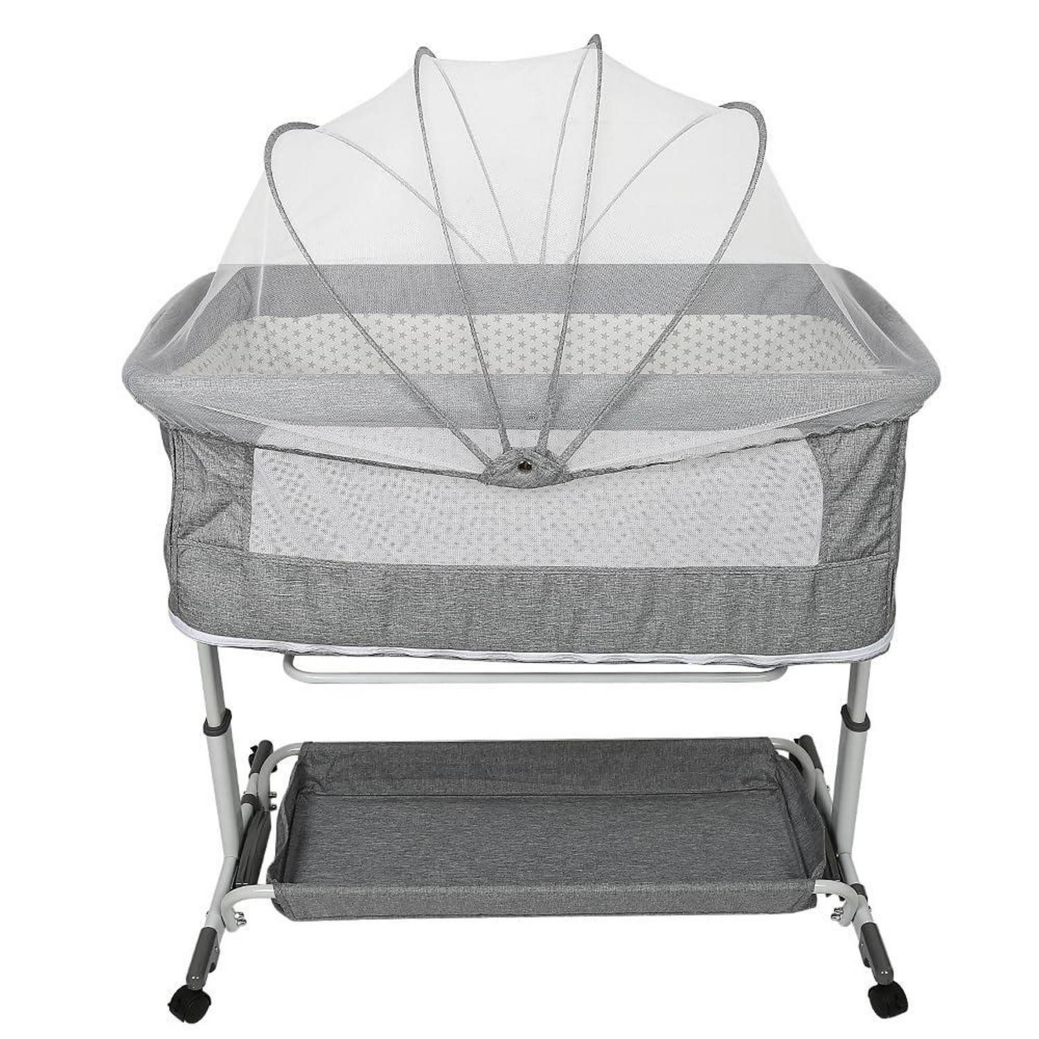 LuxusKollektion Beistellbett Baby Beistellbett Verstellbar