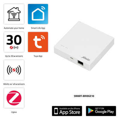 Alecto SMART-BRIDGE10 Home-Server, Zigbee Smart-Home Gateway, Smart Home Hub, für Zigbee-Sensoren