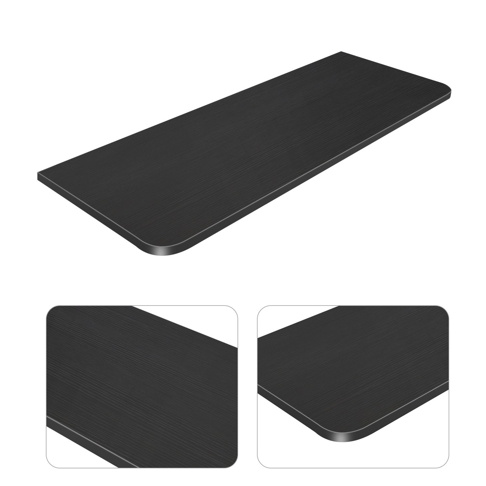 JEOBEST Klapptisch Wandklapptisch, Klappbarer Esstisch, Schreibtisch, Wandmontage, 60cm, Metallklappgestell – Bild 5 von 5