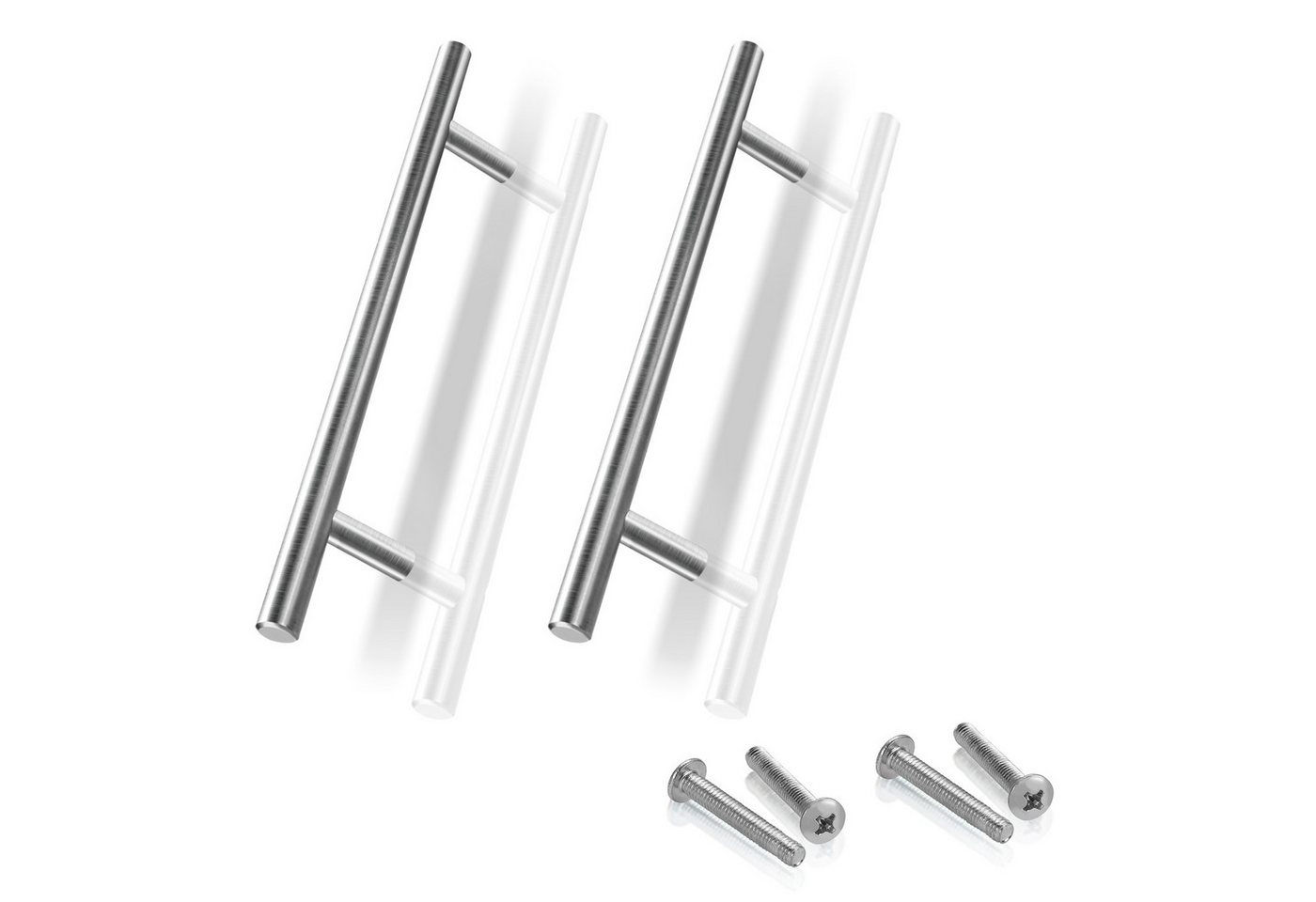 Clanmacy Möbelgriff 10-100X Stangengriff Schubladengriffe Küchengriff Schrankgriff Ø10~12 (20-St)