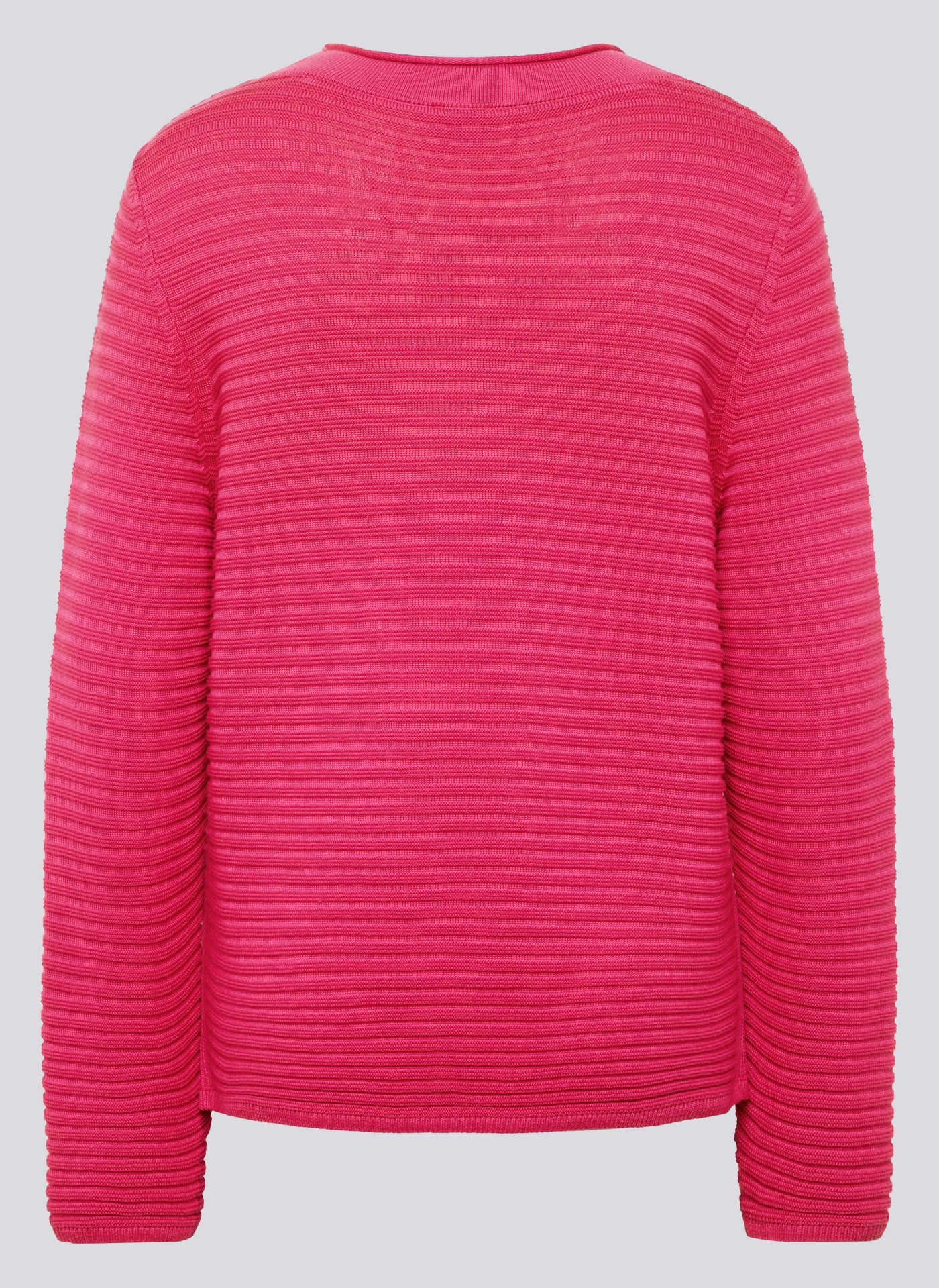 Rabe Rundhalspullover mit Streifen Muster