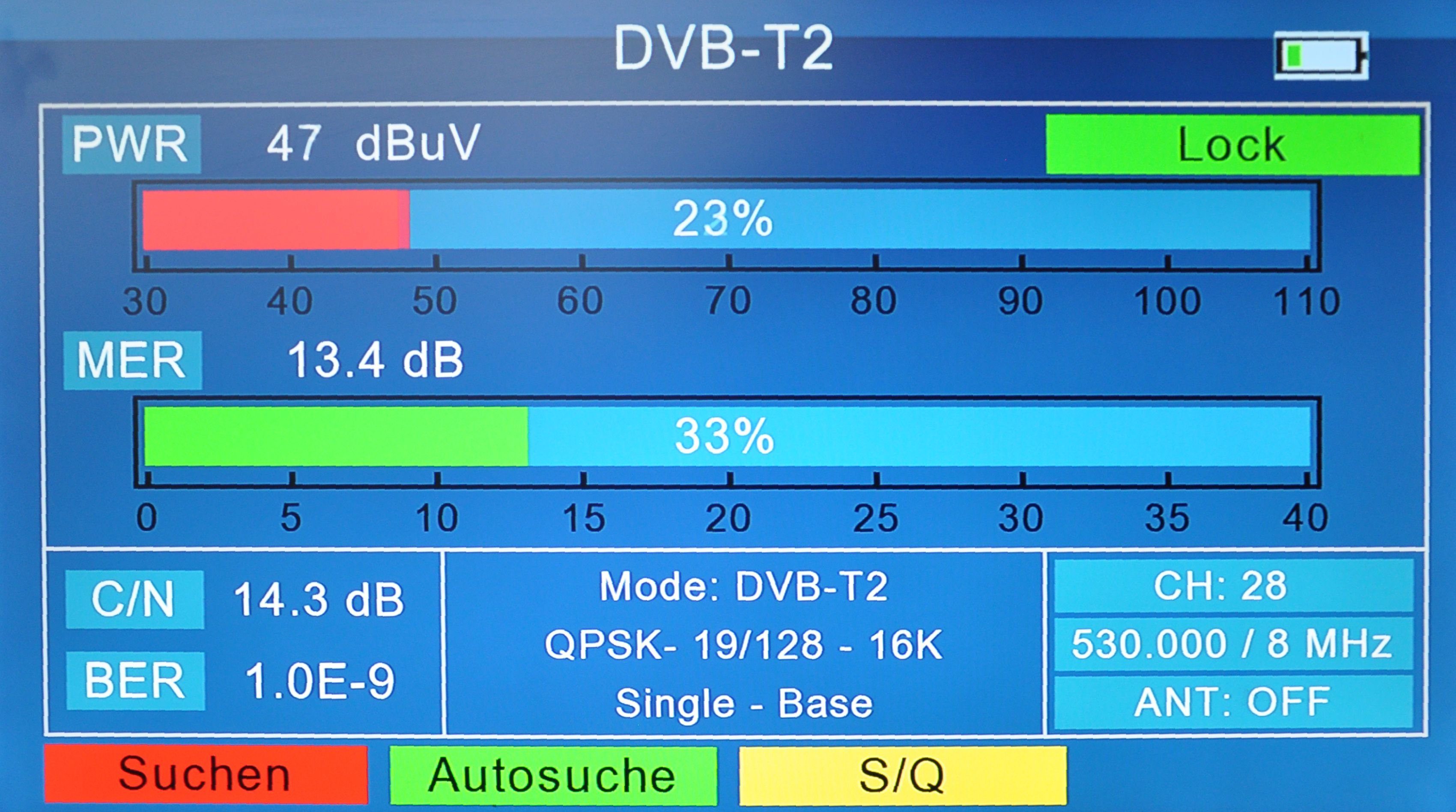 und für Summit DVB-C SCT (Kabel) für Kabel Satfinder Terrestrisch, (SAT/HDTV) Sat, 845 DVB-S/S2 (H.265) DVB-T/T2 Messgerät und