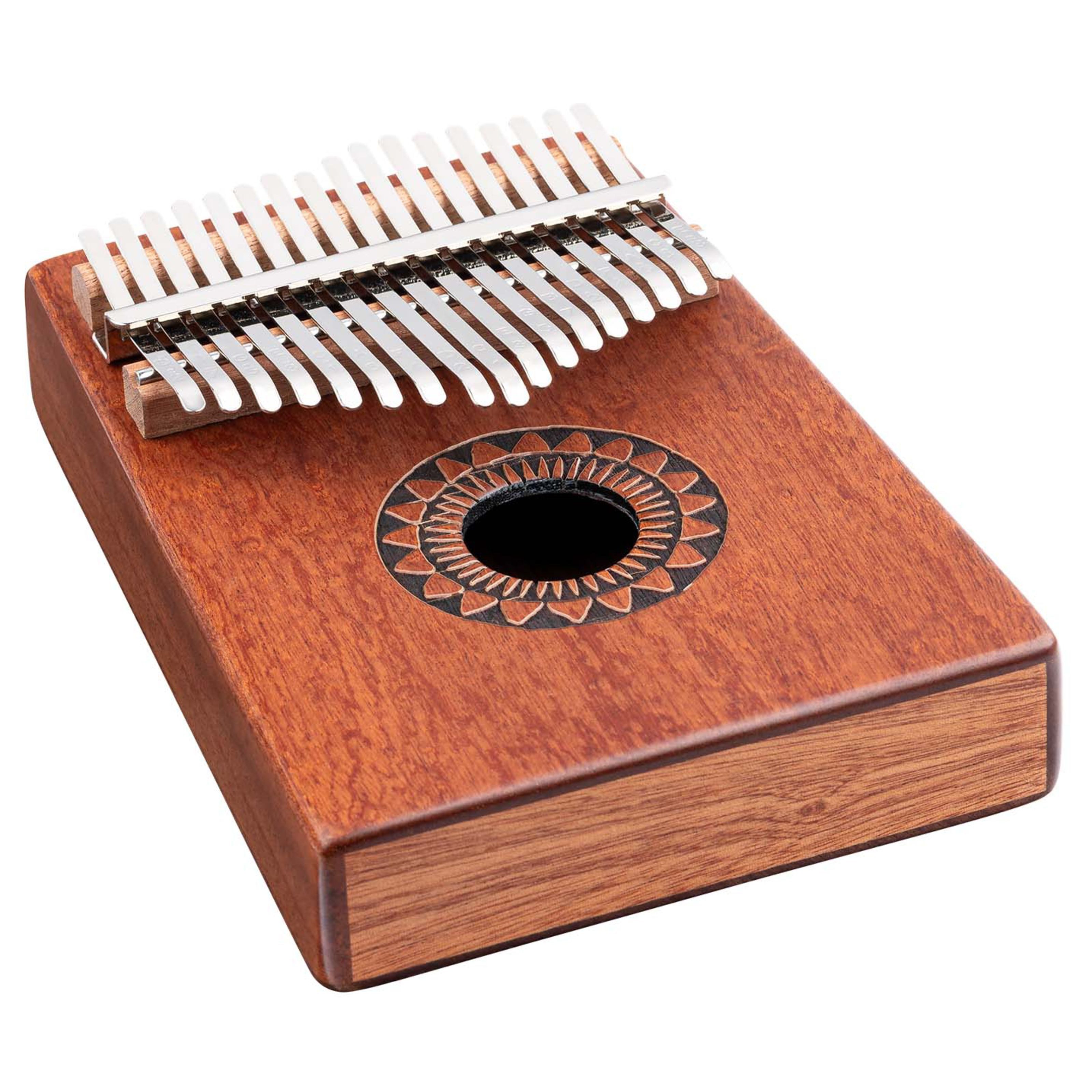 Meinl Percussion Kalimba, Percussion, Kalimbas, KA17SU Designer Sound Hole Kalimba Sun - Kalimba
