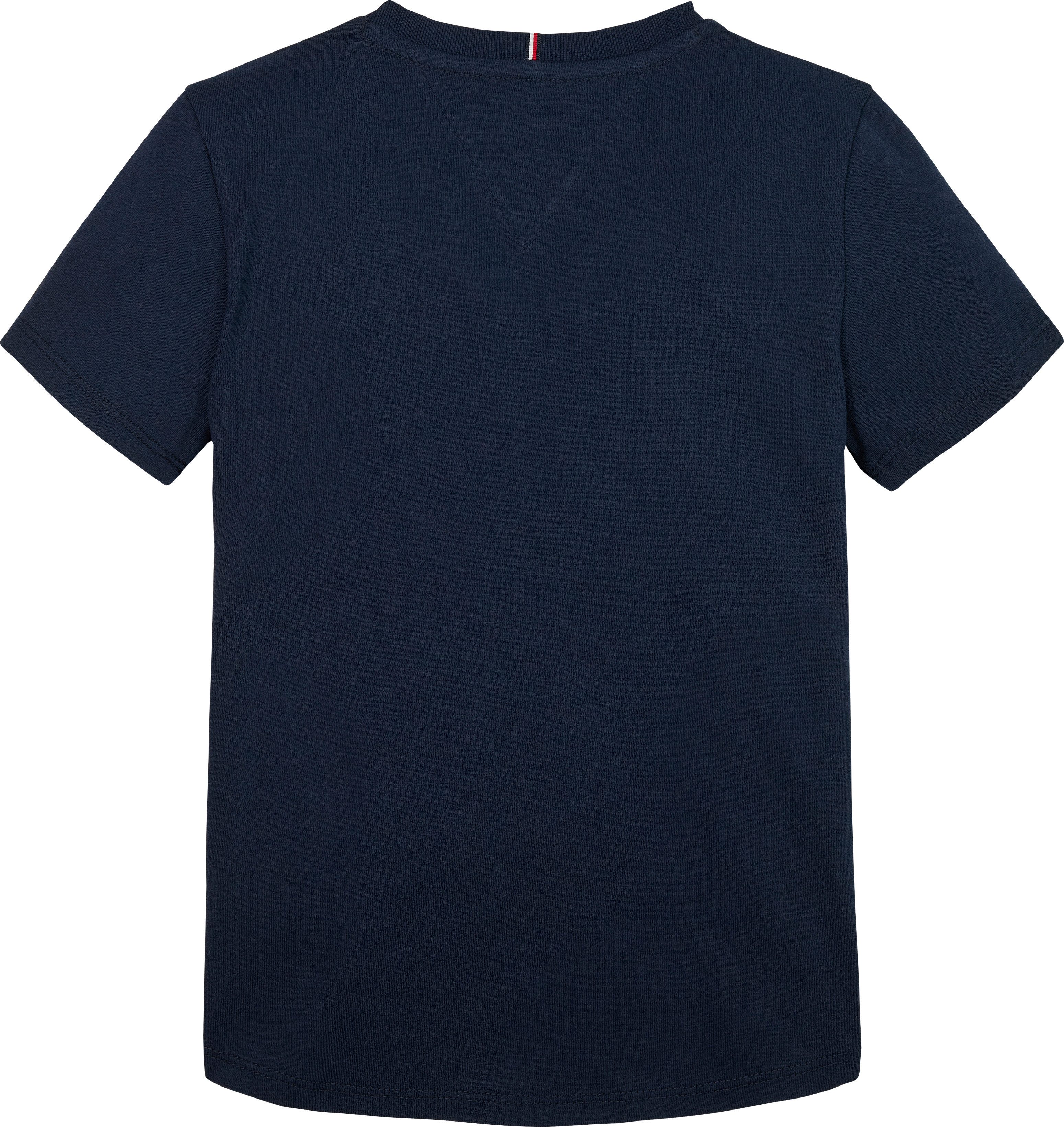 Tommy Hilfiger T-Shirt TOMMY SCRIPT TEE SS für Kinder bis 16 Jahre, glänzender Druck