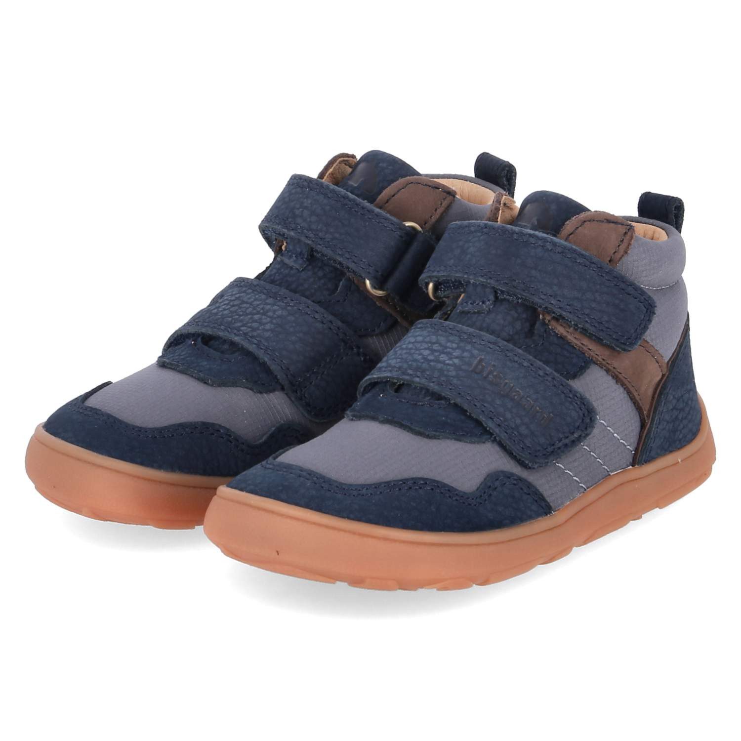 Bisgaard Bisgaard 24105-5101 Jungen Leder & Textil blue Slipper