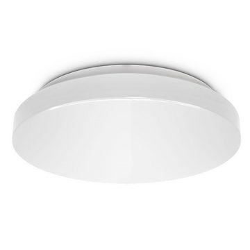 B.K.Licht Deckenleuchte LED Badezimmerlampe 4.000K 1.200lm 12W - BKL1296, LED fest integriert, Neutralweiß, IP44 Spritzwasserschutz Ø29cm Schlafzimmer Büro Flur Bad Küche