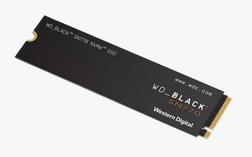 WD_Black SN770 NVMe Gaming-SSD (500 GB) 5150 MB/S Lesegeschwindigkeit, 4900 MB/S Schreibgeschwindigkeit, Formfaktor: M.2 2280