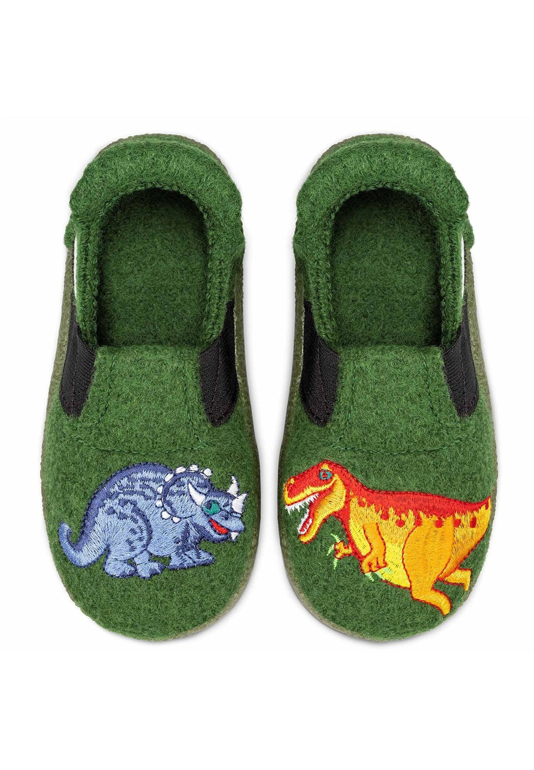 NANGA LITTLE DINOS 2.0 Hausschuh Dunkelgrün