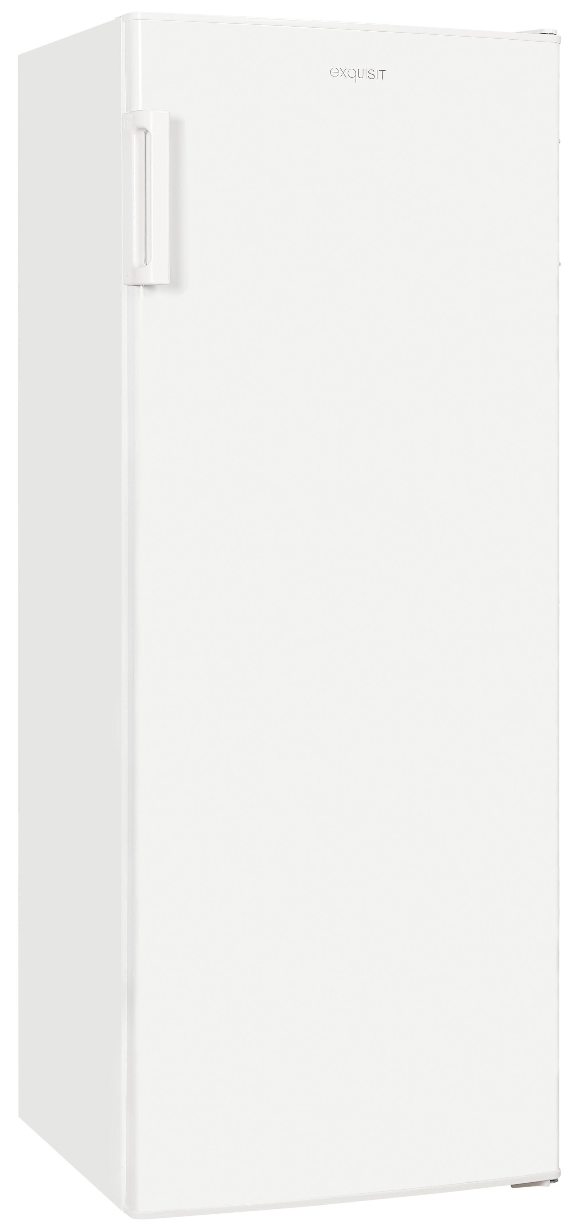 exquisit Kühlschrank KS320-V-H-040E weiss, 142,6 cm hoch, 54,4 cm breit, Großzügiger Kühlraum für mehr Frische und beste Übersicht