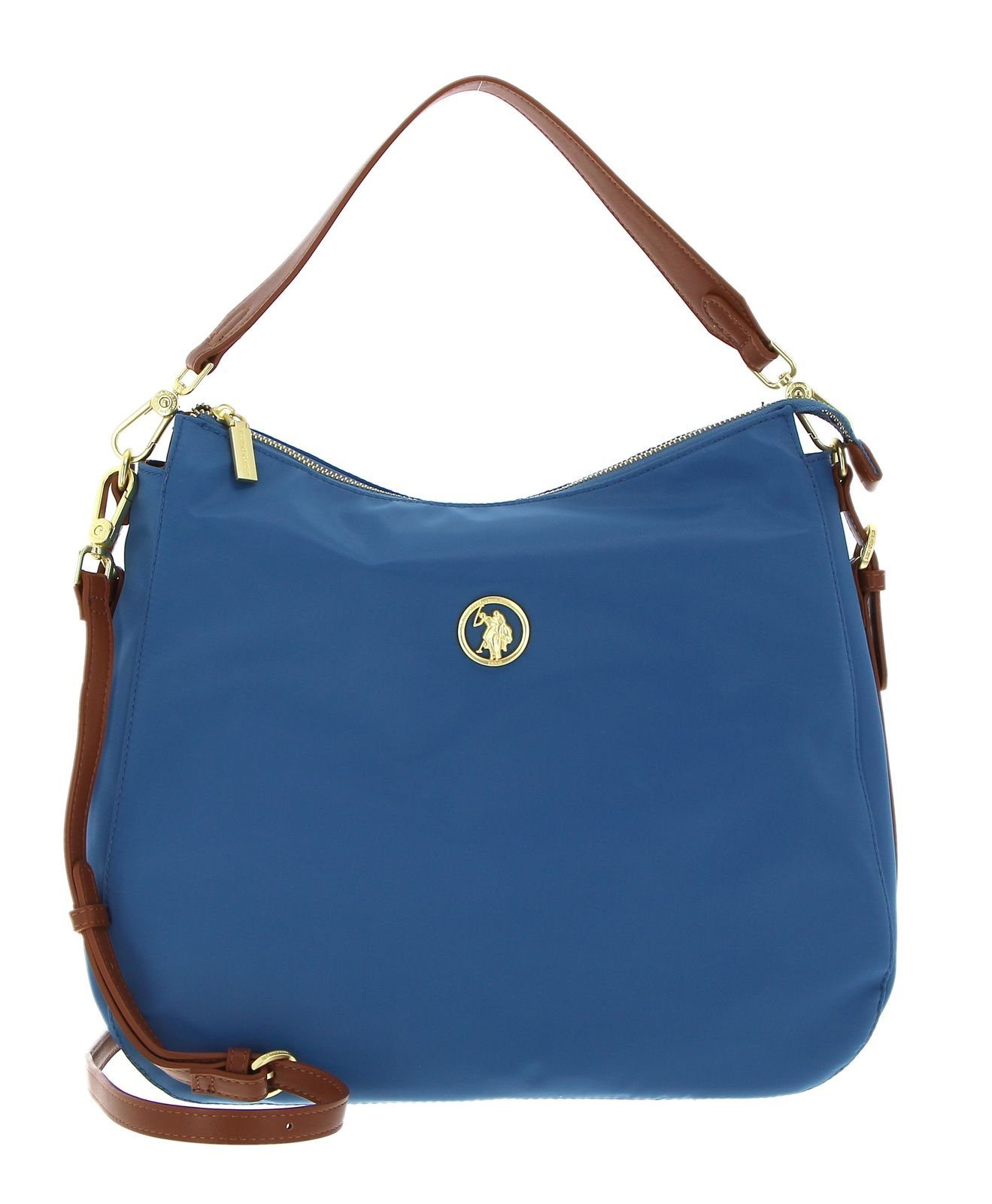 U.S. Polo Assn Schultertasche Houston L. Blue / Tan