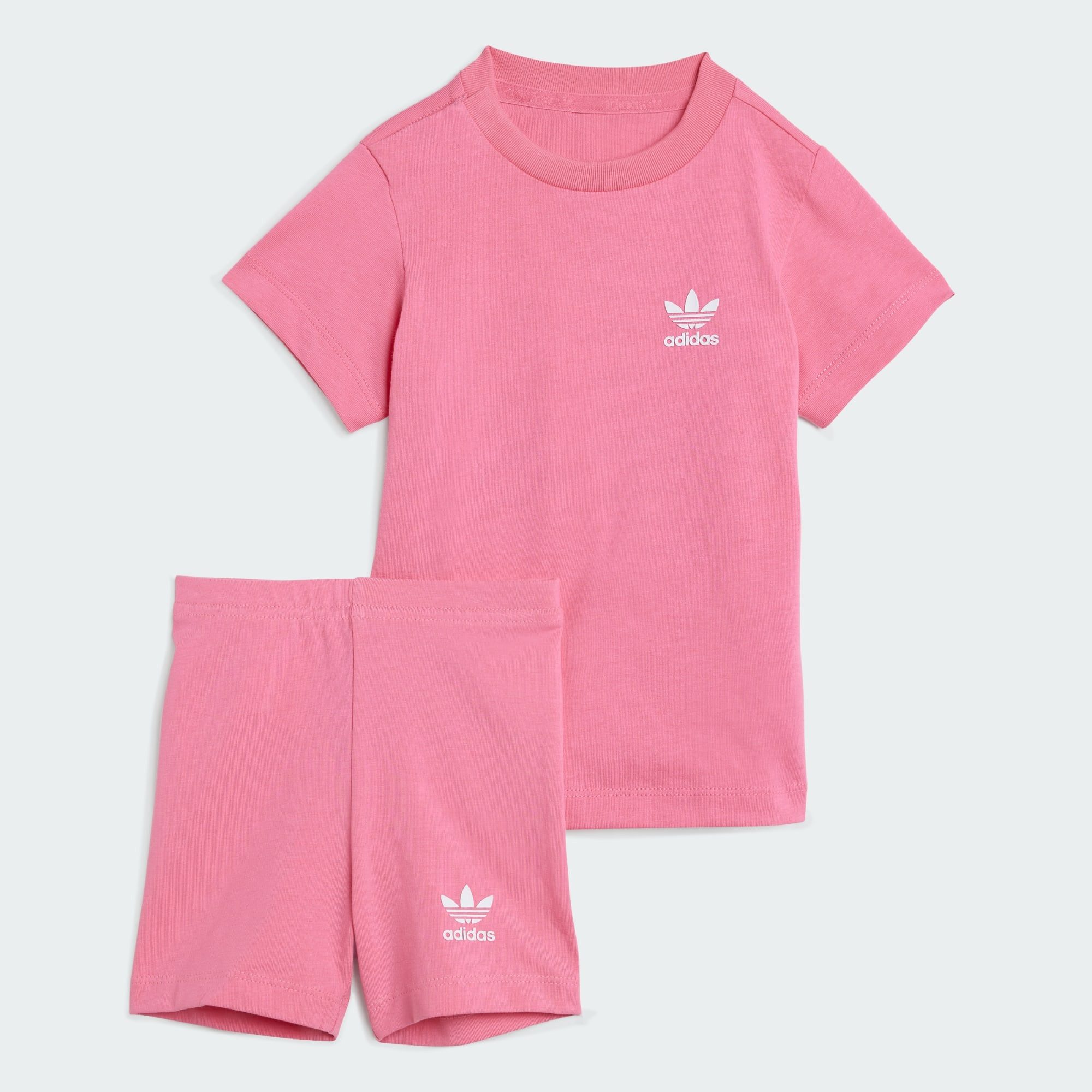 adidas Originals Trainingsshirt CYCLING SHORTS UND T-SHIRT KIDS SET (1-tlg)