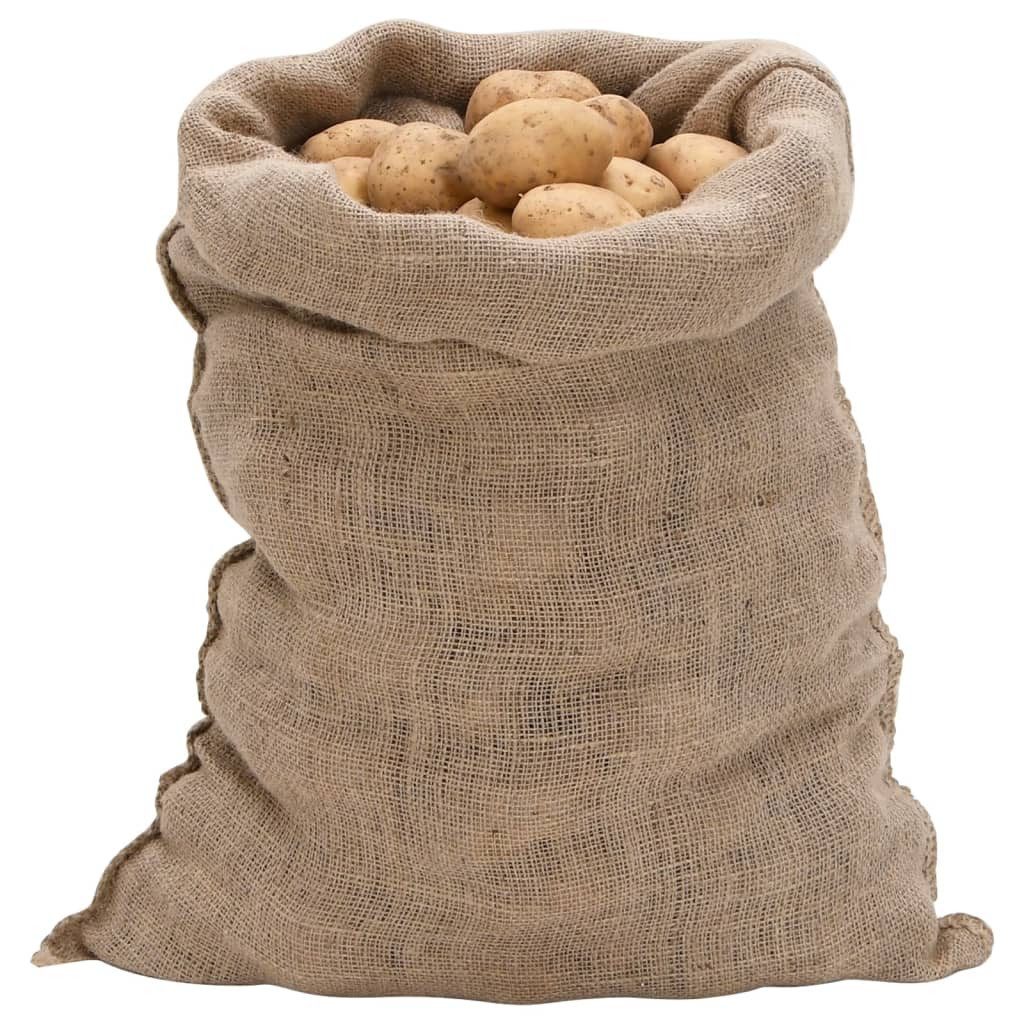 vidaXL Kofferorganizer Jutesäcke 5 Stück 60 x 105 cm 100 % Jute 220 g/m² (5-tlg) – Bild 4 von 5
